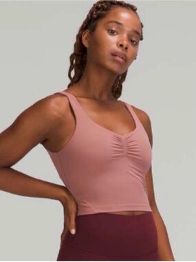 Lululemon Align Gathered-Front Tank Top In Spiced Chai